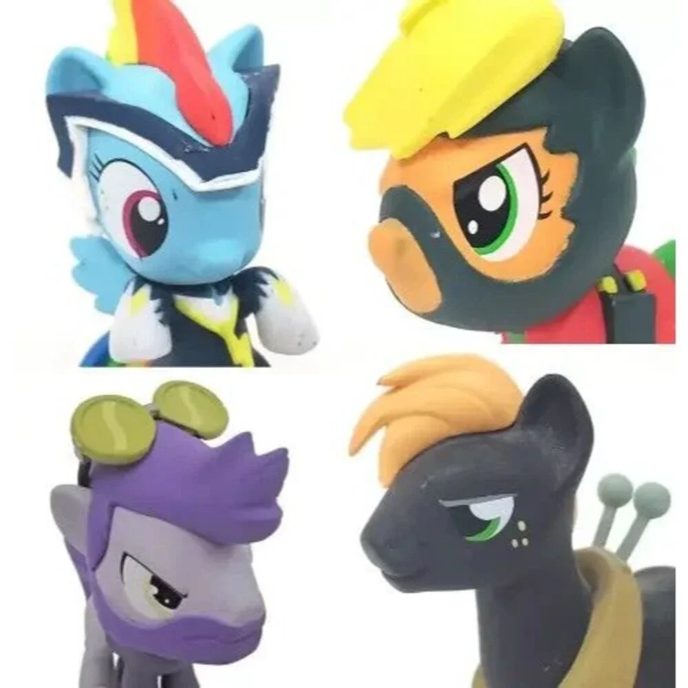 Funko Mystery Figures Lot of 4-Applejack-Big Mac-Rainbow Dash-Power Ponies Hench